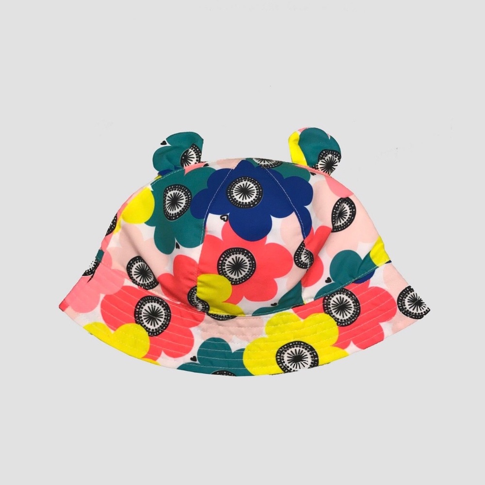 Cat & Jack Flower Sun Hat w/ Ears 2T-5T